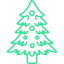Christmas tree icon