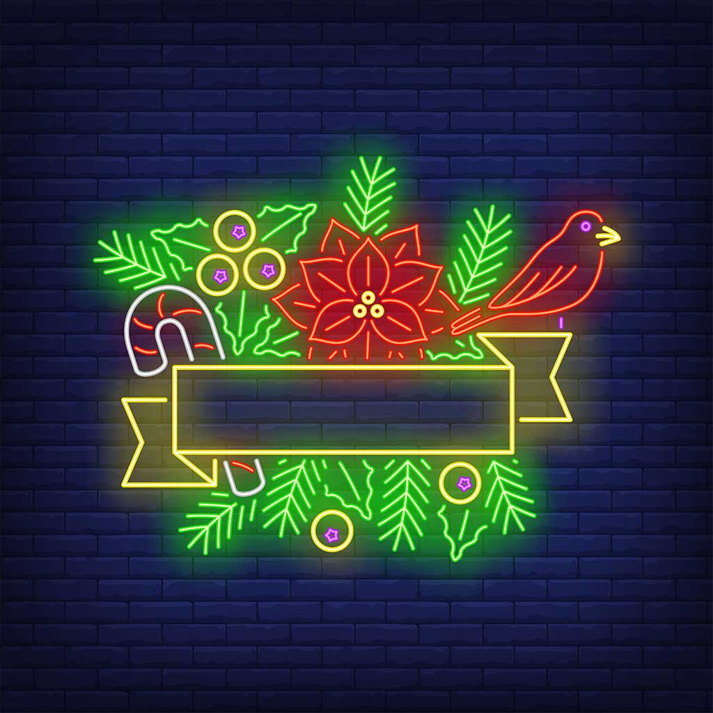 custom-sign-and-logo-1 Custom holiday sign and logo display